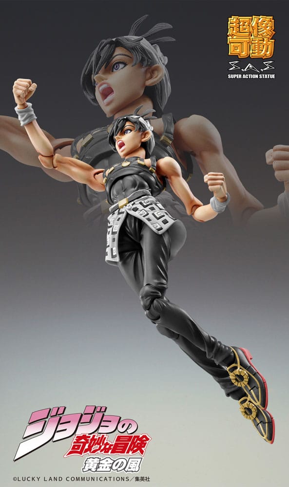 JoJo's Bizarre Adventure Part 5: Golden Wind Chozokado (Narancia Ghirga & As Version Black) 15cm Action Figure