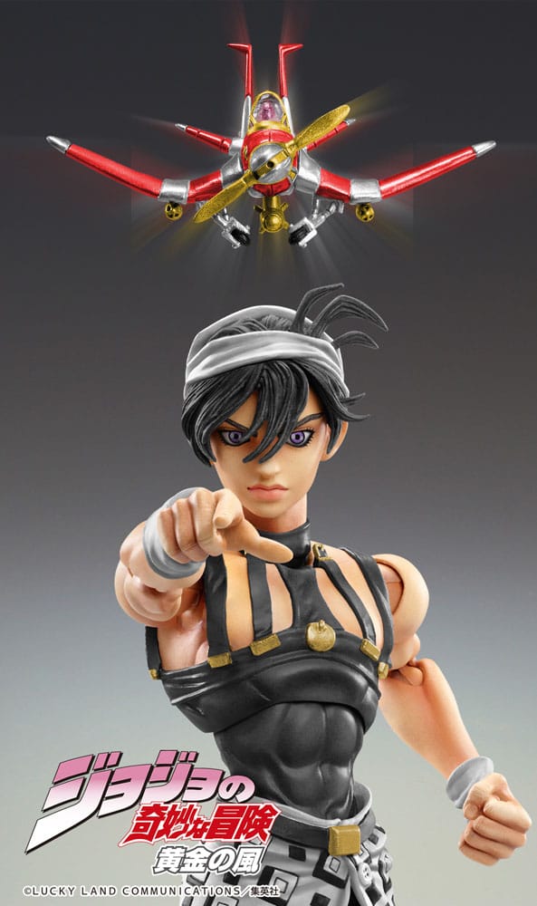 JoJo's Bizarre Adventure Part 5: Golden Wind Chozokado (Narancia Ghirga & As Version Black) 15cm Action Figure
