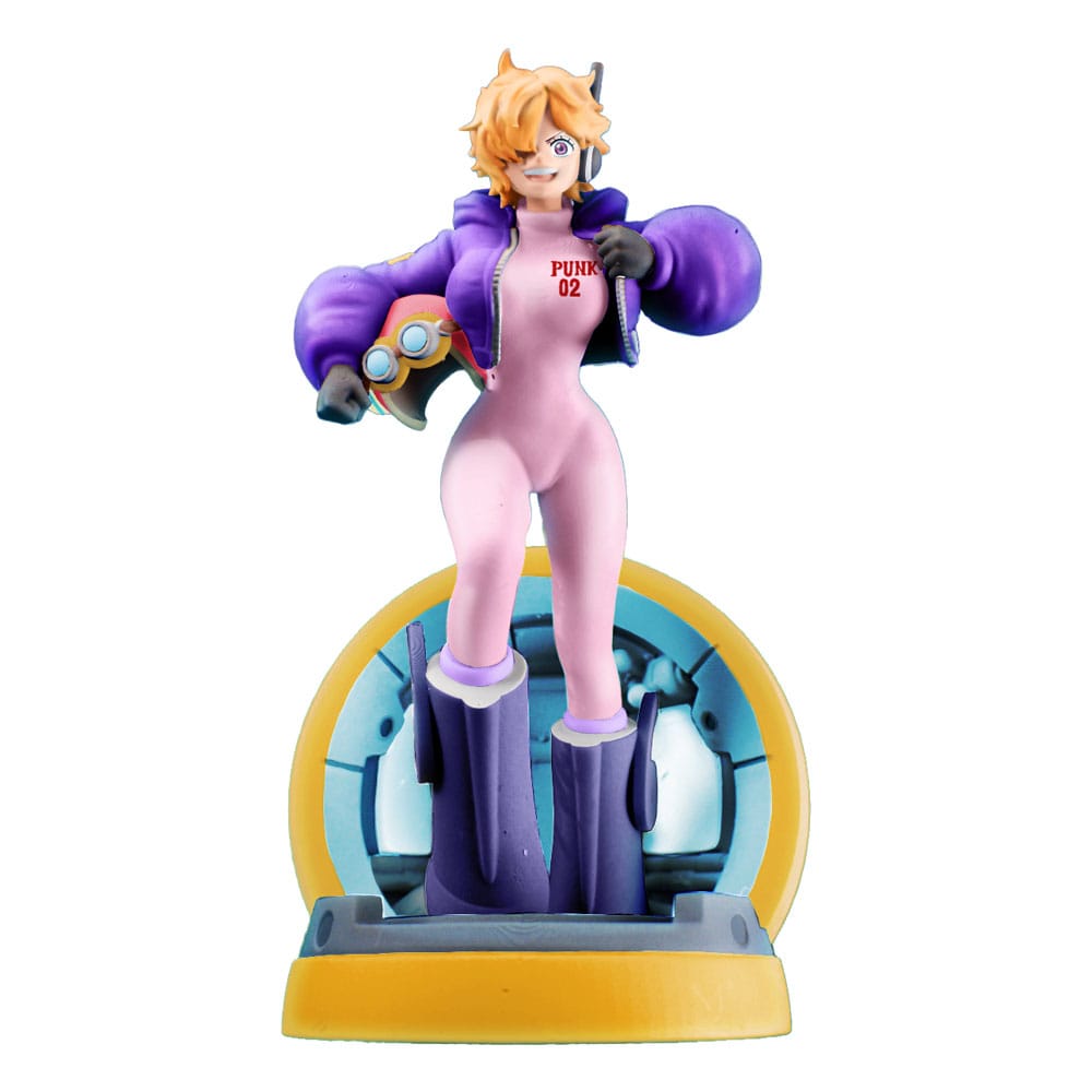 One Piece Petitrama Logbox Re Birth Egghead Set 9 cm PVC Mini Statues