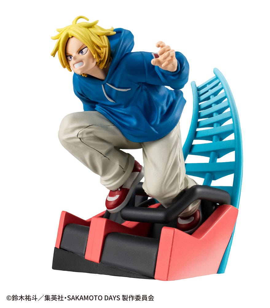 Sakamoto Days Petitrama EX Series Cut Out Scenes Set 9 cm 4-Set Trading Figure