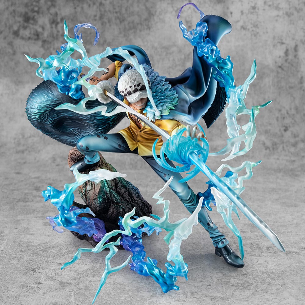One Piece Portrait Of Pirates WA-MAXIMUM PVC Statue Trafalgar Law The Surgeon of Death Awaken Ver. 27 cm