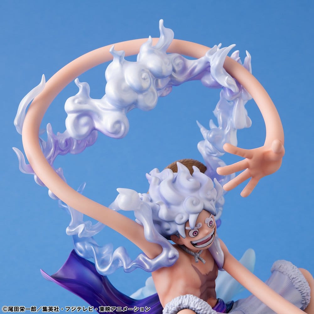 One Piece Portrait.Of.Pirates PVC Figure "Evolutionary History" Monkey D. Luffy "Gear Fifth" 26 cm