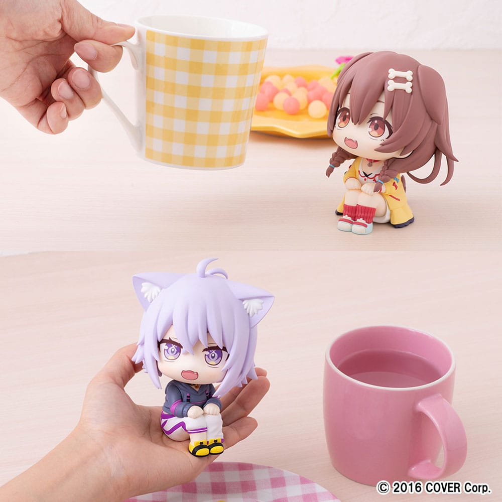 Hololive Production: Korone Inugami & Okayu Nekomata 11cm Look Up PVC Statues