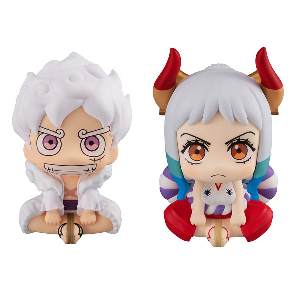 One Piece: Monkey D. Luffy Gear Fifth & Yamato (with Gift) 11cm Look Up PVC Statues