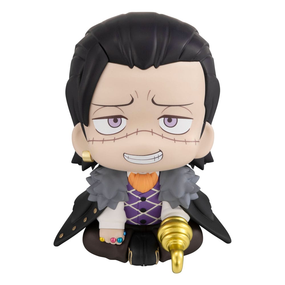 One Piece Look Up Dracule Mihawk & Crocodile 11 cm (with gift)  PVC Statues