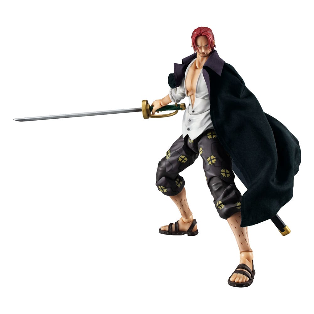 One Piece Variable Action Heroes Red-haired Shanks Ver. 1.5 19 cm Action Figure