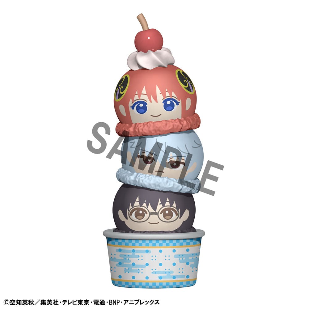 Gintama Tsumichen Stack up & Change 8 cm Trading Figure 6-Pack