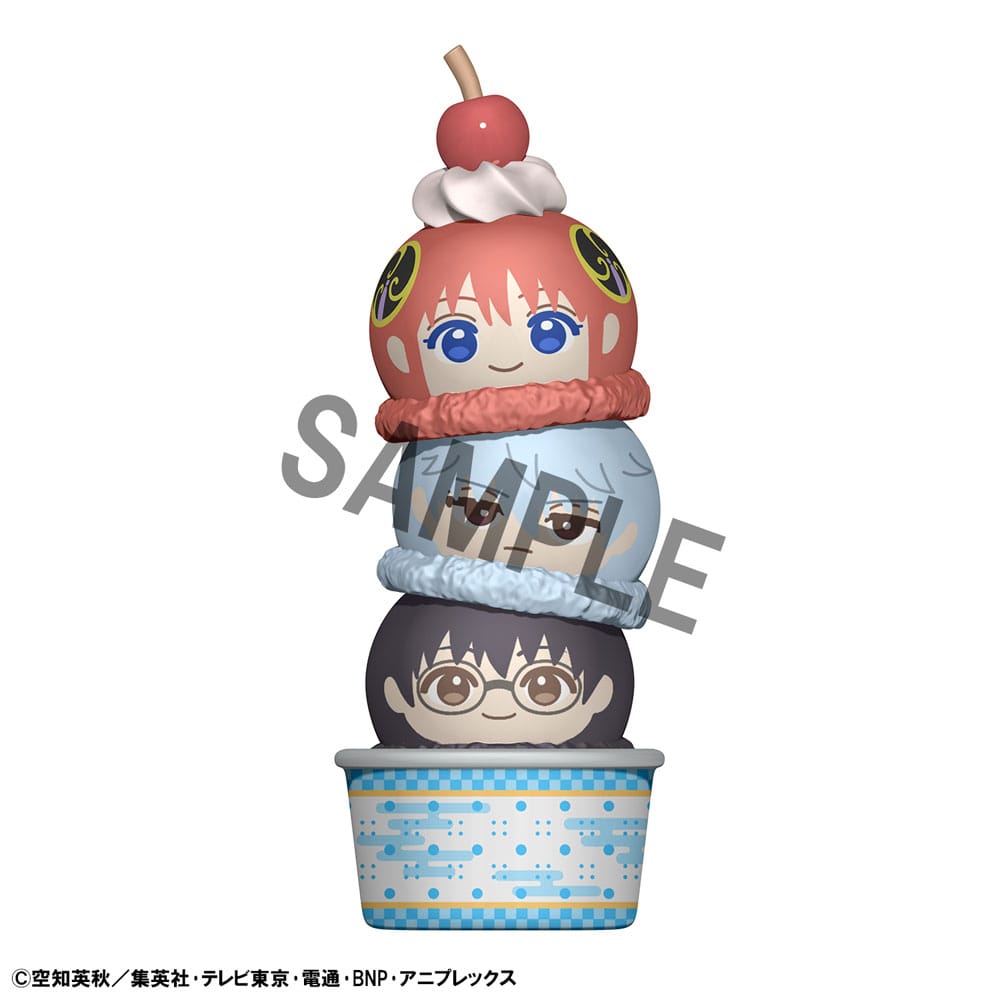 Gintama Tsumichen Stack up & Change 8 cm Trading Figure 6-Pack (with gift)