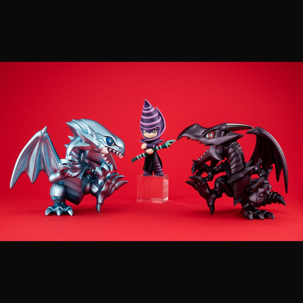 Yu-Gi-Oh! Duel Monsters Megatoon Red Eyes Black Dragon & The Winged Dragon of Ra 13 cm (with gift) PVC Statue