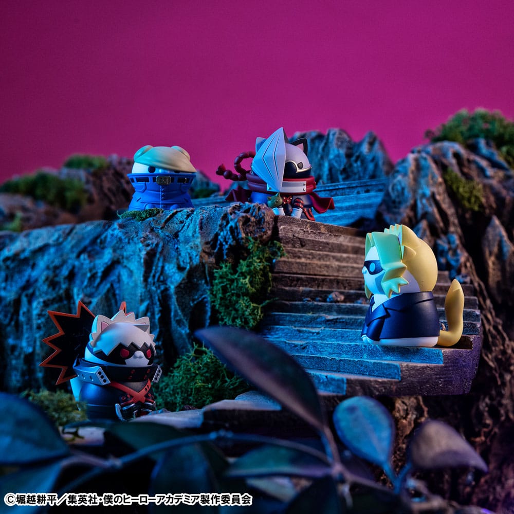 My Hero Academia Mega Cat Project Mini Figures Heroaca Cats No.02 3 cm Blind Box Assortment (8) (Repeat)