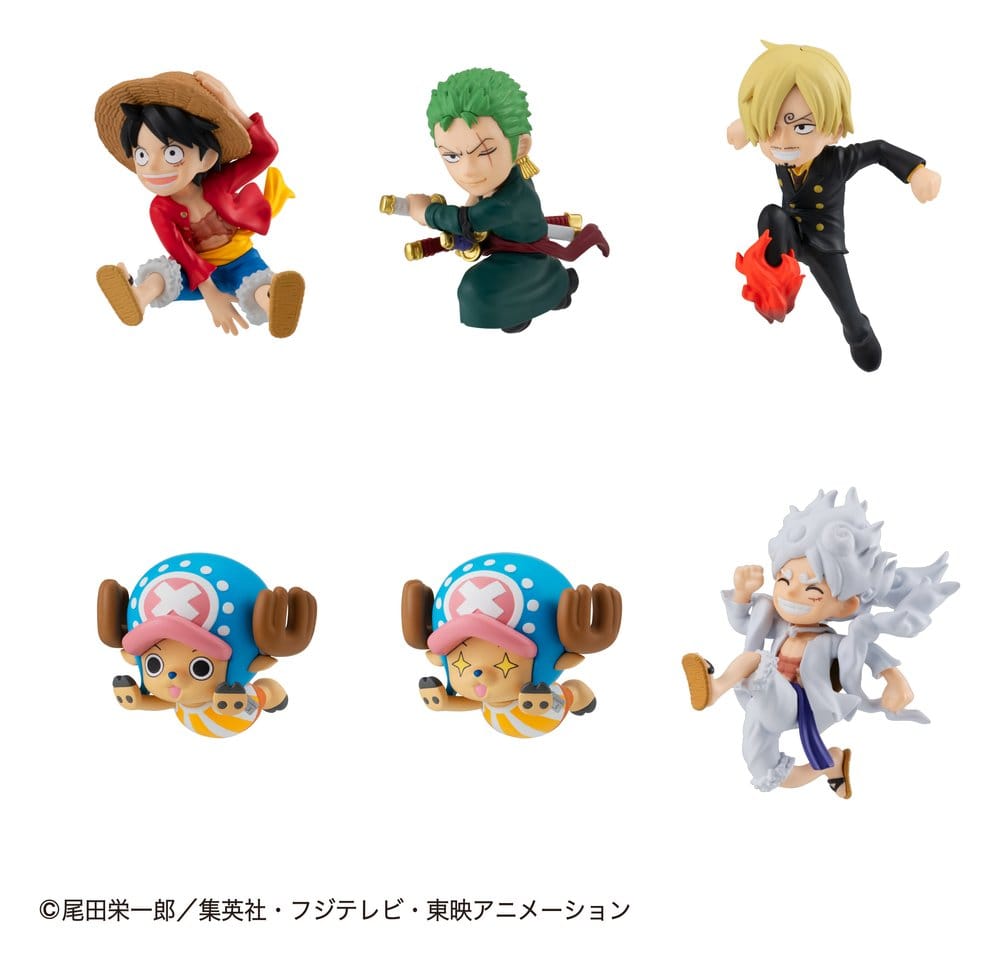 One Piece Tobimasu Trading Figure 5 cm Blind Box Assortment (6)