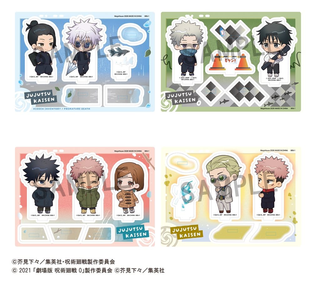 Jujutsu Kaisen Buddycolle Acrylic Stand 5th Anniversary C Megumi Fushiguro, Yuji Itadori & Nobara Kugisaki 10 cm