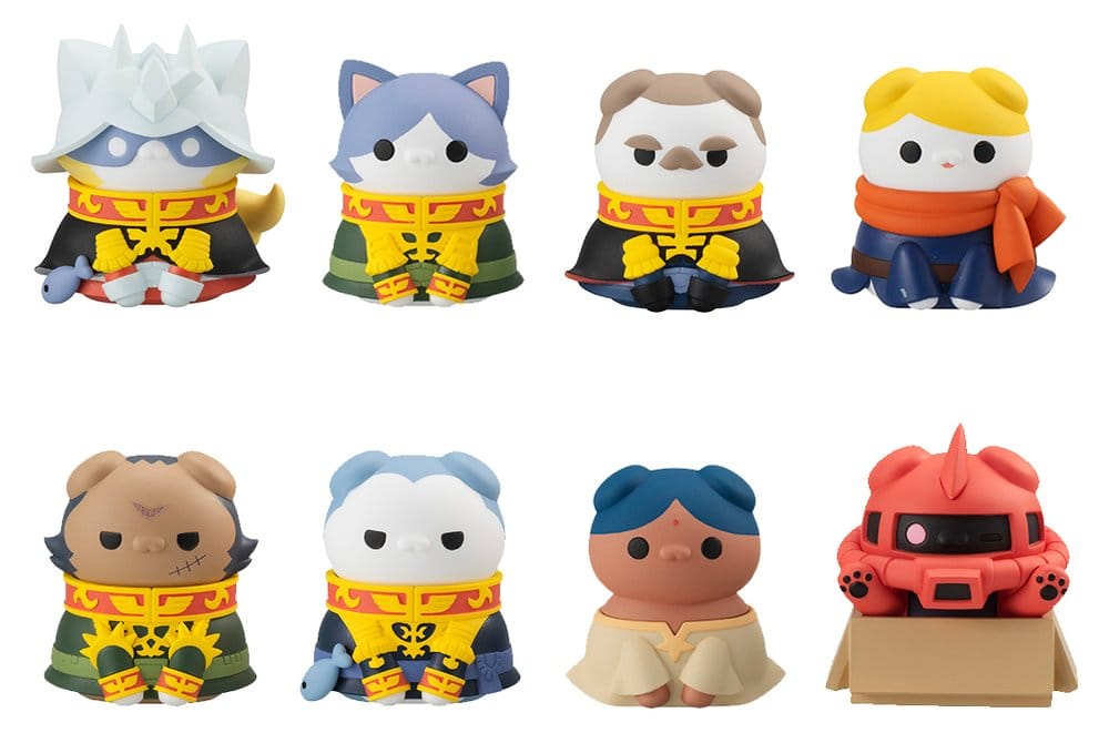 Gundam Mega Cat Project Mini Figures Nyandam We are the Principality of Zeon! Blind Box Assortment (8) (Repeat)