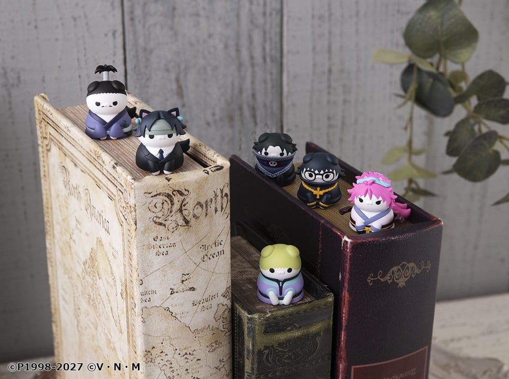 Hunter x Hunter Mega Cat Project Mini Figures Nyanter x Nyanter the Phantom Troupe x Cat 3 cm Blind Box Display (8)