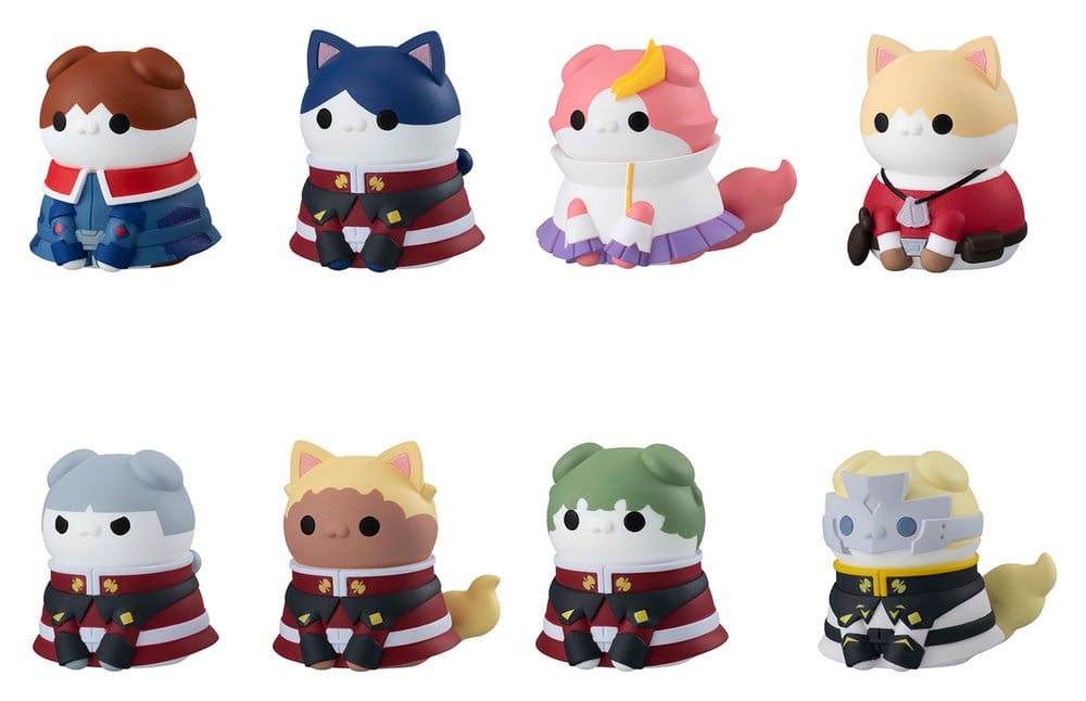 Mobile Suit Gundam SEED Mega Cat Project Mini Figures Nyandam SEED Cats in Disguise Blind Box Display (8)