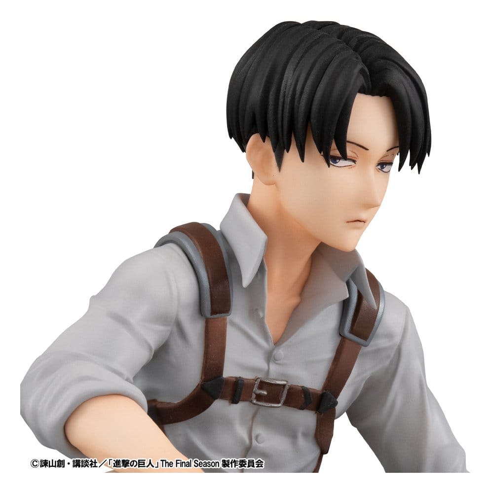 Attack on Titan G.E.M. Series PVC Figures 2-Pack Eren Yeager & Squad Captain Levi Palm Size