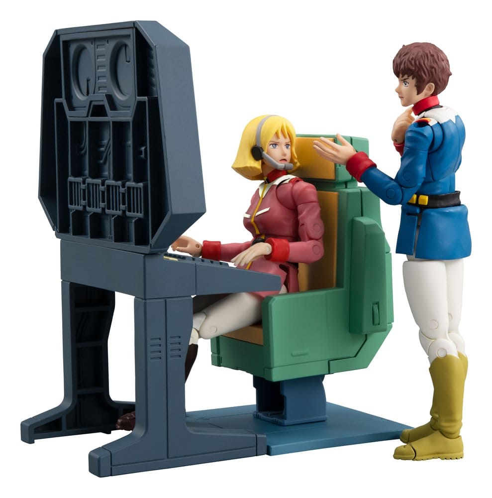 Mobile Suit Gundam G.M.G. Collection EX Diorama White Base Bridge Radio Operator Desk Set 10 cm (with gift)