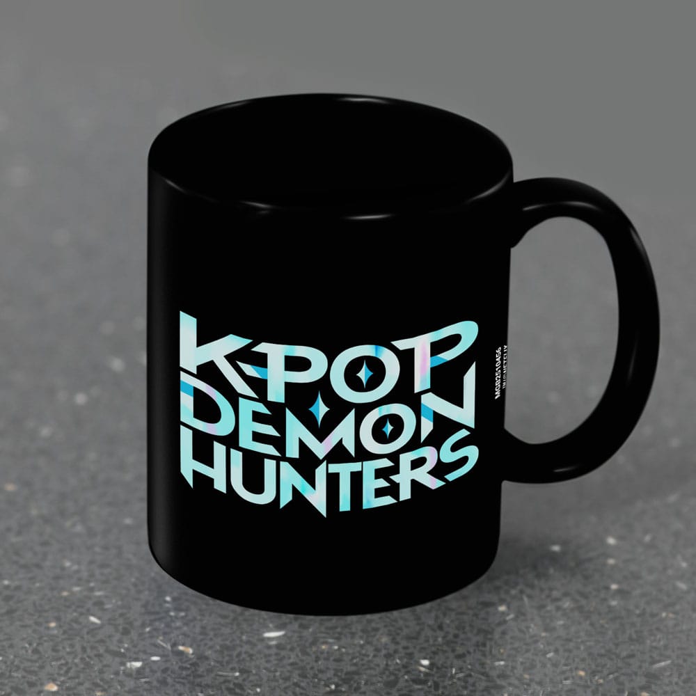 K-POP DEMON HUNTERS (K POP LOGO) BLACK POD MUG