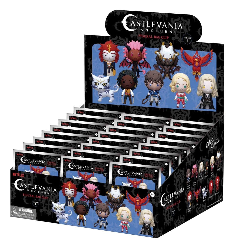Castlevania Nocturne 3D PVC Bag Clips Serie 1 Display (24)