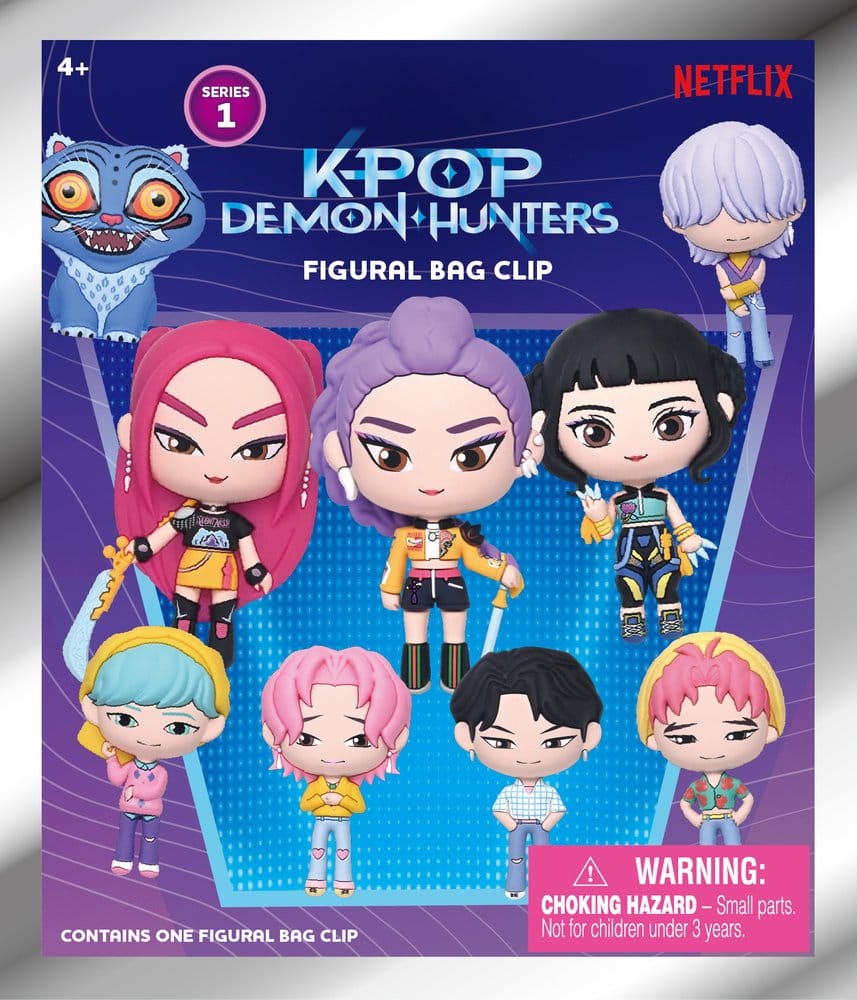 K-Pop Demon Hunter 3D PVC Bag Clips Series 1 Display (24)