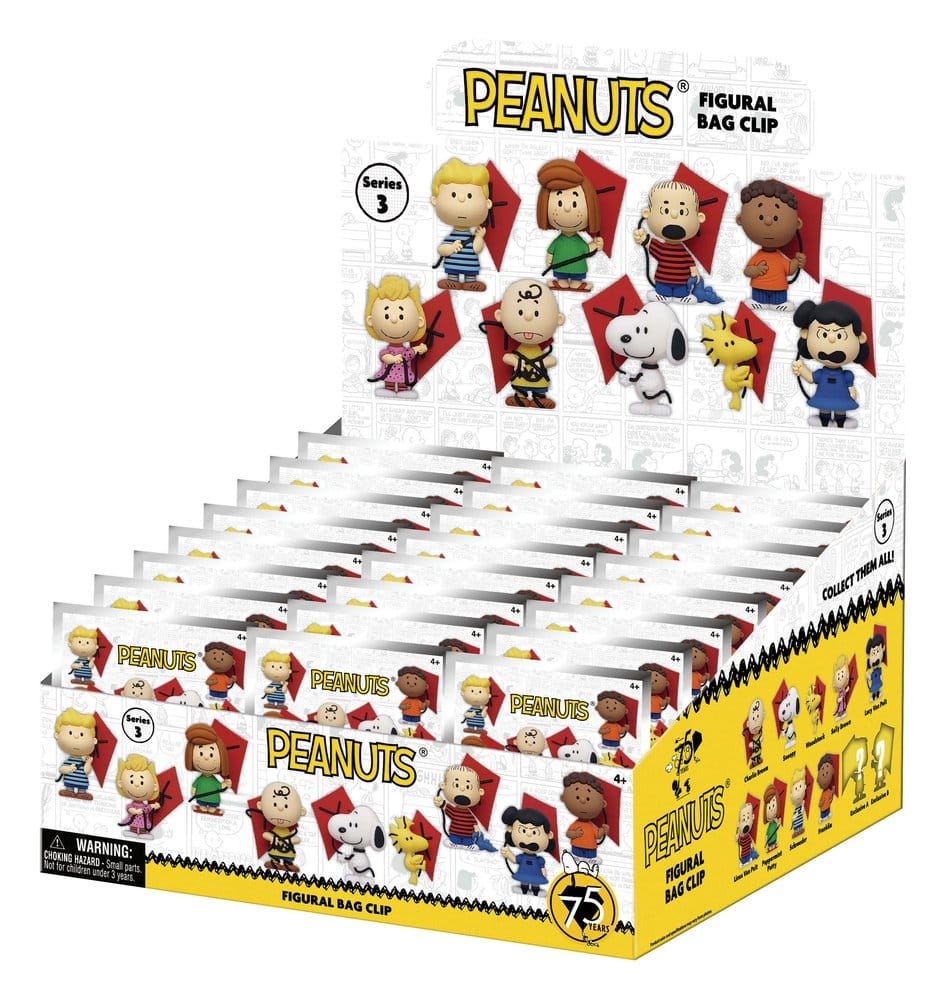 Snoopy 3D PVC Bag Clips Series 3 Blind Bag Display (24)