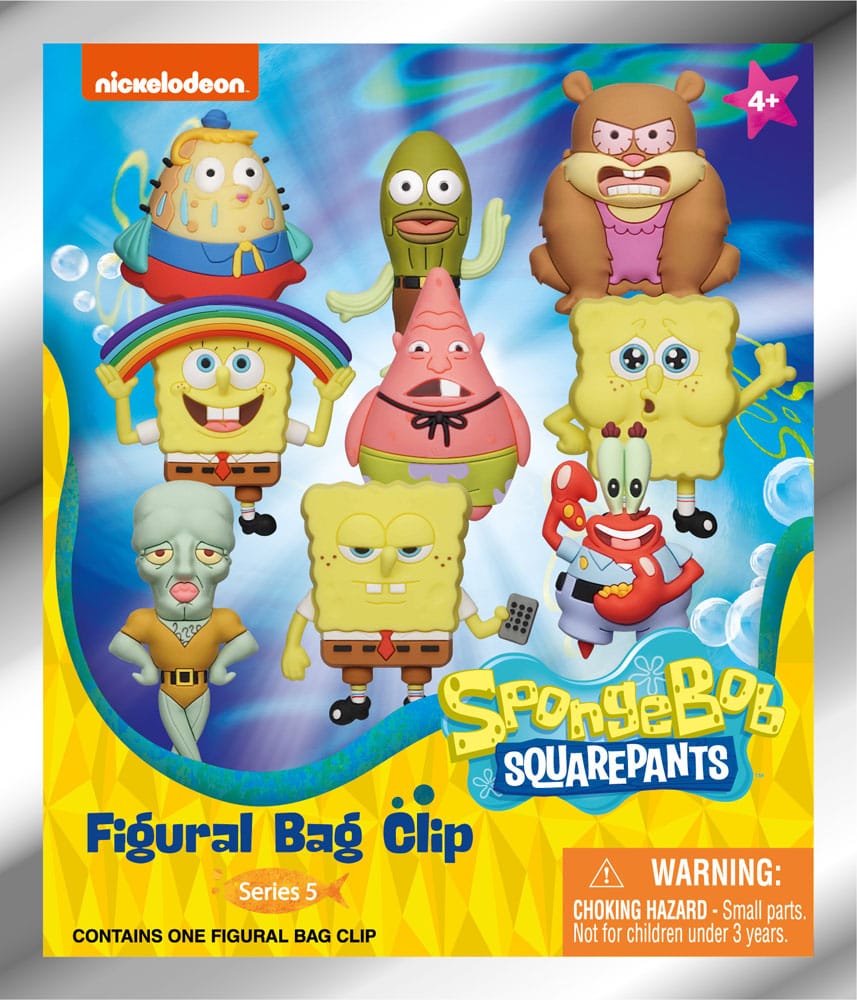 SpongeBob Squarepants Series 5 3D PVC Bag Clip