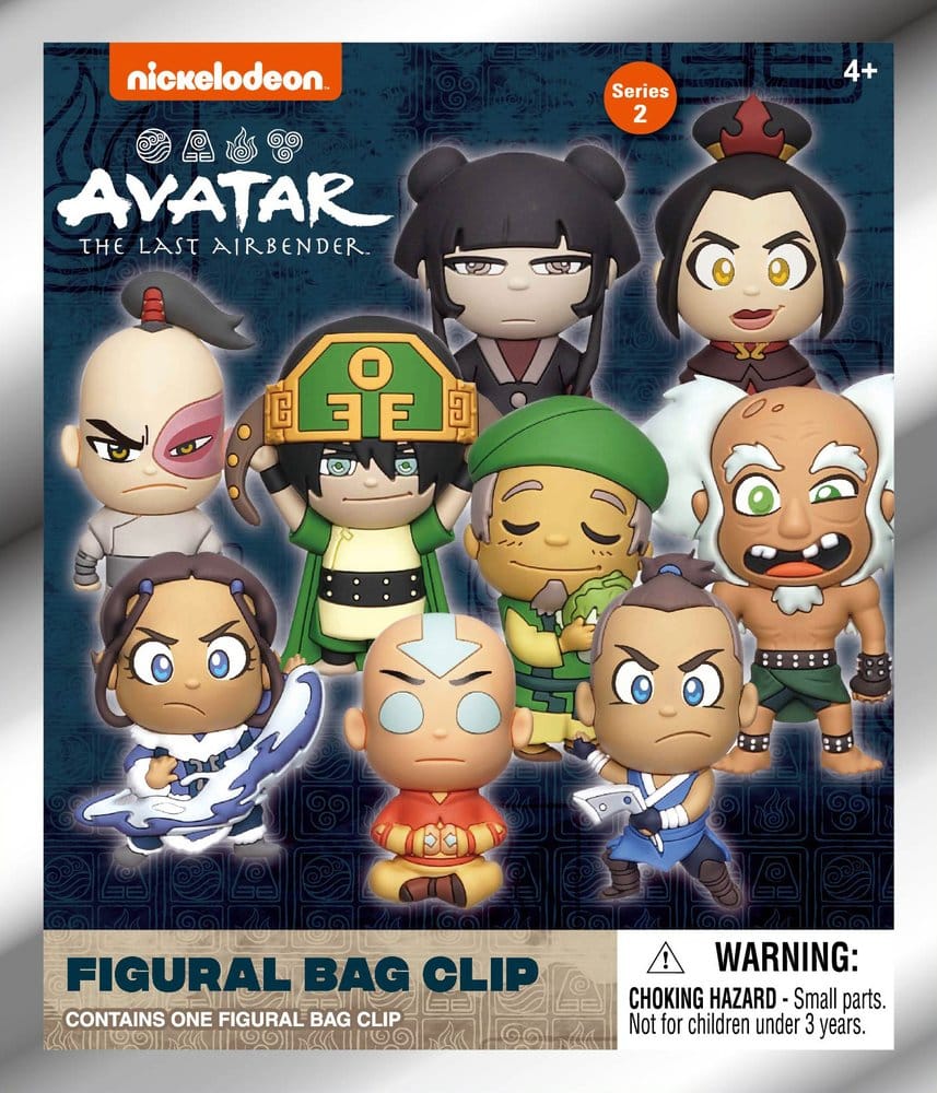 Avatar The Last Airbender 3D PVC Bag Clips Series 2 Blind Bag Display (24)