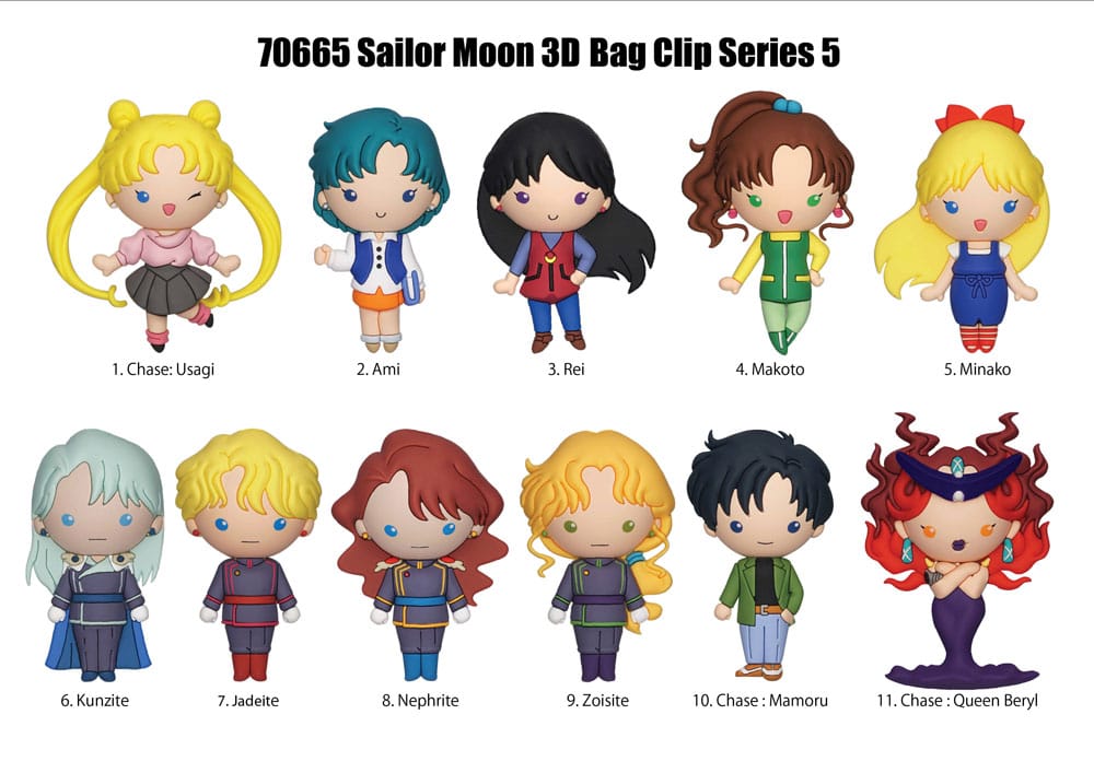 Sailor Moon Figural Bag Clip Series 5 Mystery Bag