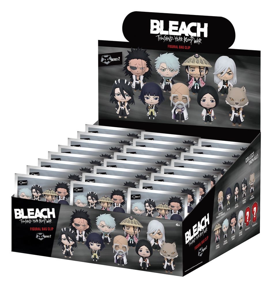 Bleach Thousand-Year Blood War 3D PVC Bag Clips Series 2 Display (24)