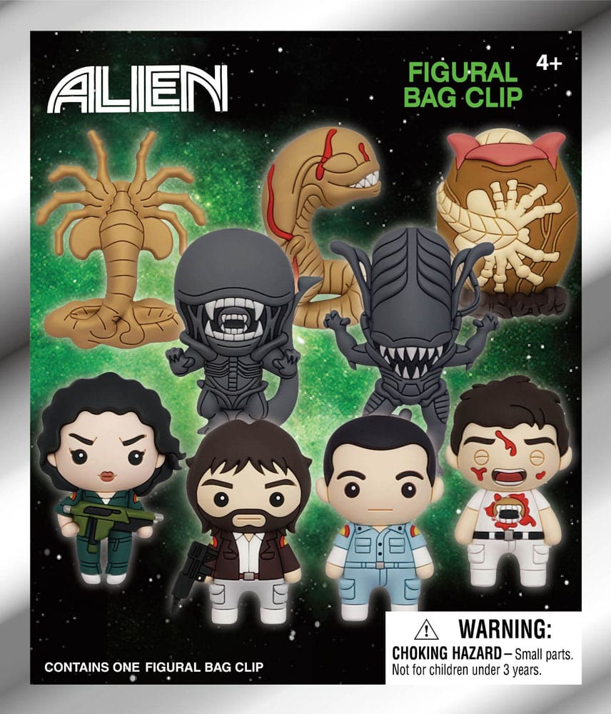 Alien Series 1 3D PVC Bag Clip