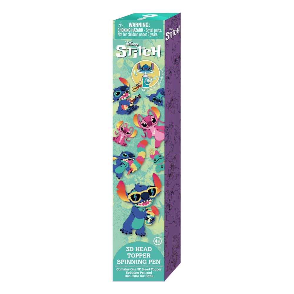 Lilo & Stitch 3D Head Topper Spinning Pen Stitch Display (12)