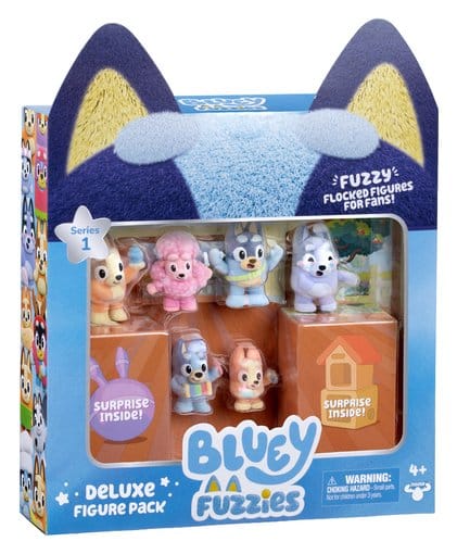 Bluey Fuzzies Deluxe Figure Pack