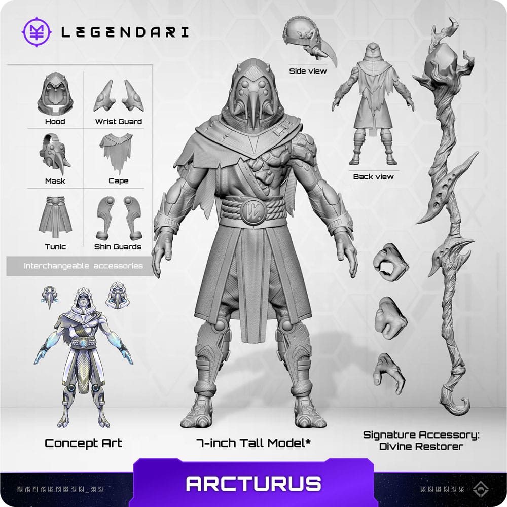 Legendari Arcturus 18 cm 1/10 Action Figure