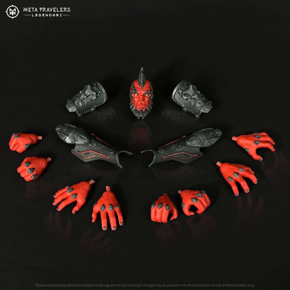 Legendari Crimson Enforcer 18 cm 1/10 Action Figure