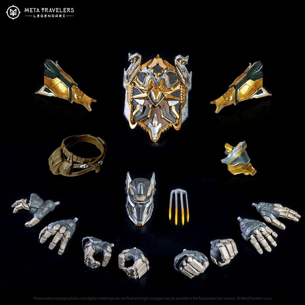 Legendari Cyberius Kaine 18 cm 1/10 Action Figure