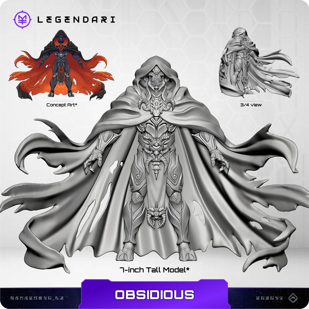 Legendari Obsidious 18 cm 1/10 Action Figure