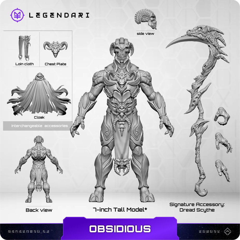 Legendari Obsidious 18 cm 1/10 Action Figure