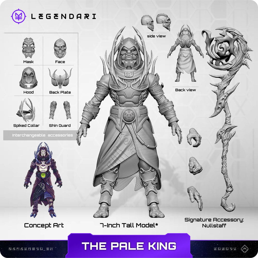 Legendari Pale King 18 cm 1/10 Action Figure