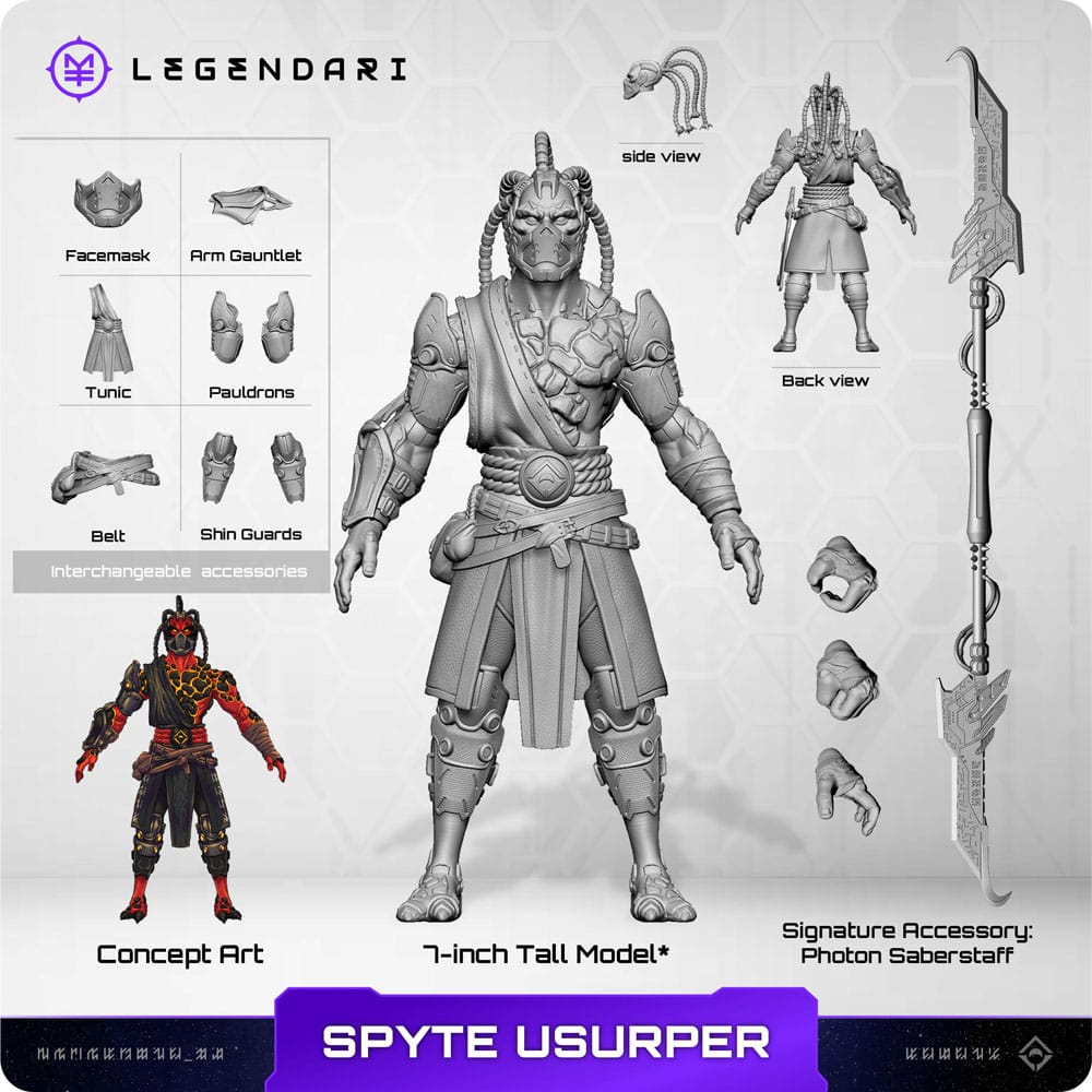 Legendari Spyte Usurper 18 cm 1/10 Action Figure