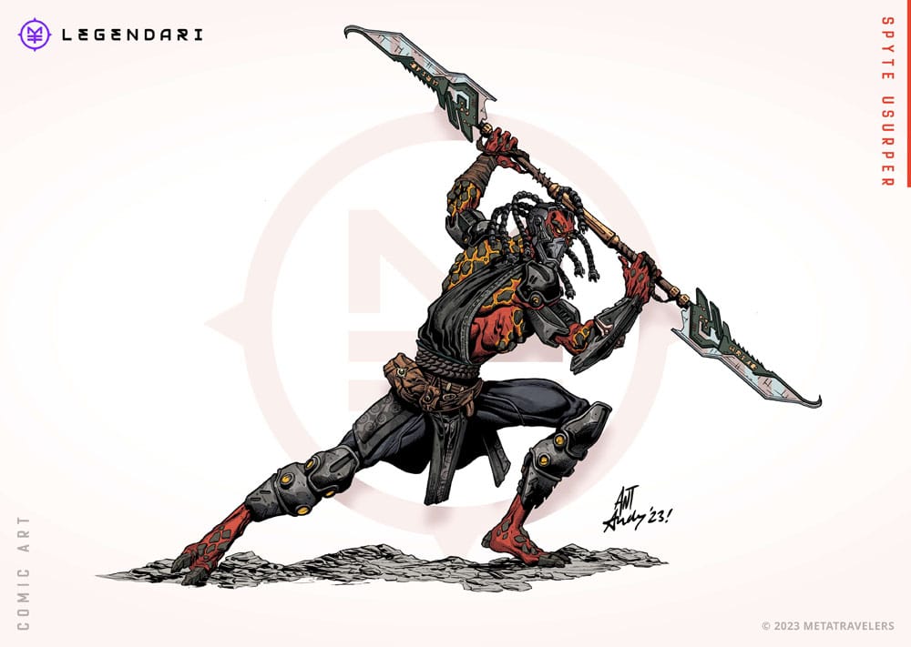 Legendari Spyte Usurper 18 cm 1/10 Action Figure