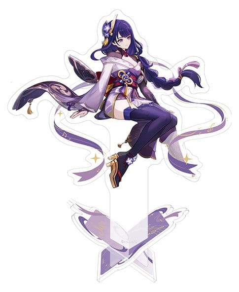 Genshin Impact Anniversary Celebration Series Acrylic Standee Raiden Shogun 6th Anniversary 13 cm