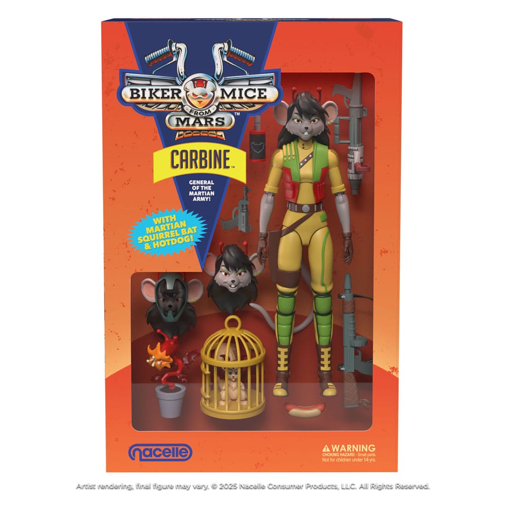 Biker Mice From Mars Action Figure Carbine 23 cm