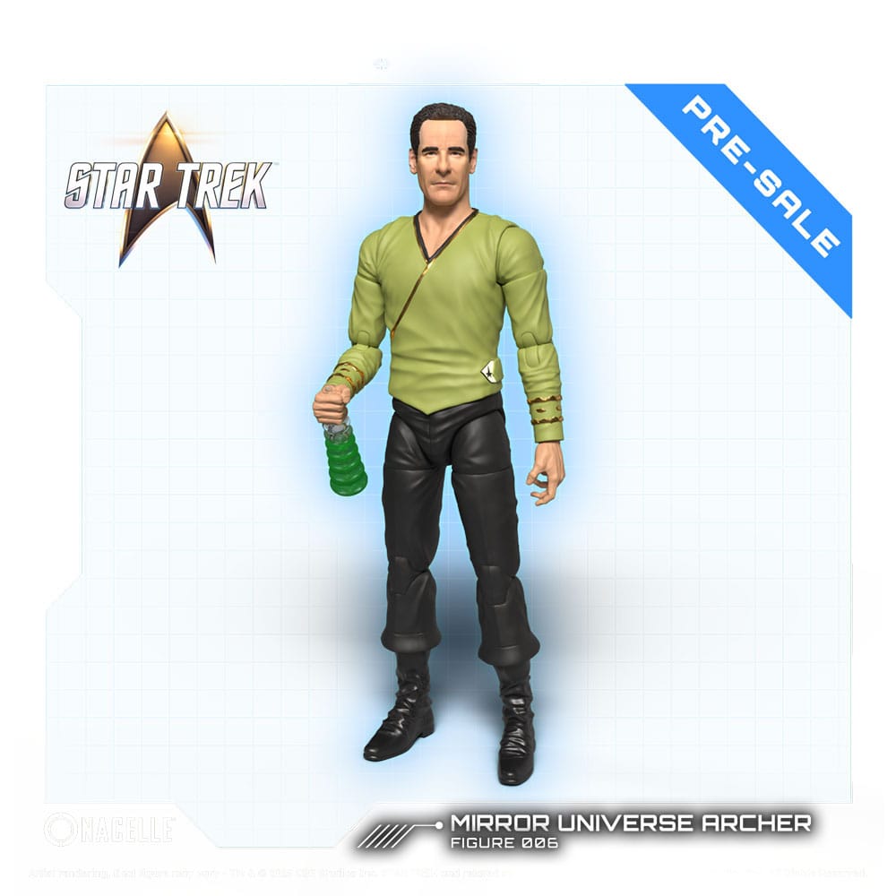 Star Trek: Enterprise Action Figure 1/12 Mirror Universe Archer 16 cm
