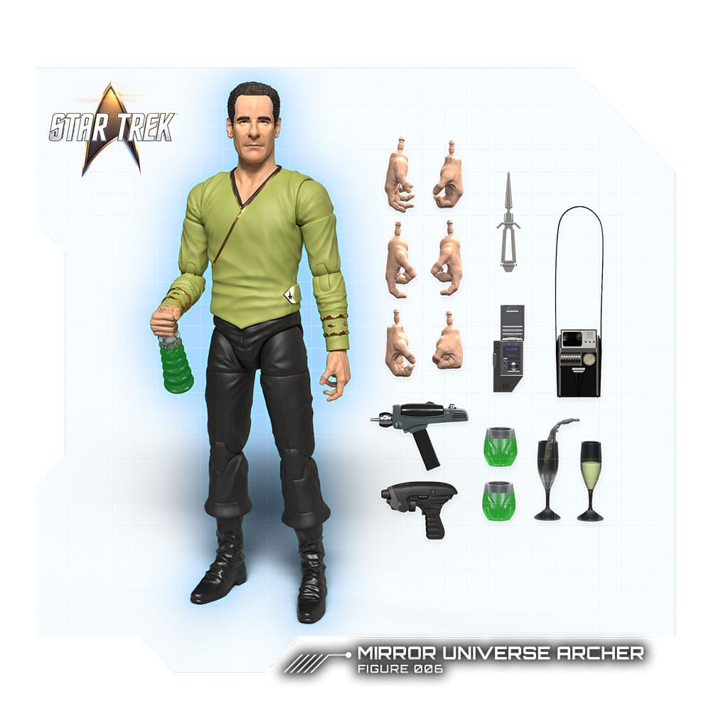 Star Trek: Enterprise Action Figure 1/12 Mirror Universe Archer 16 cm