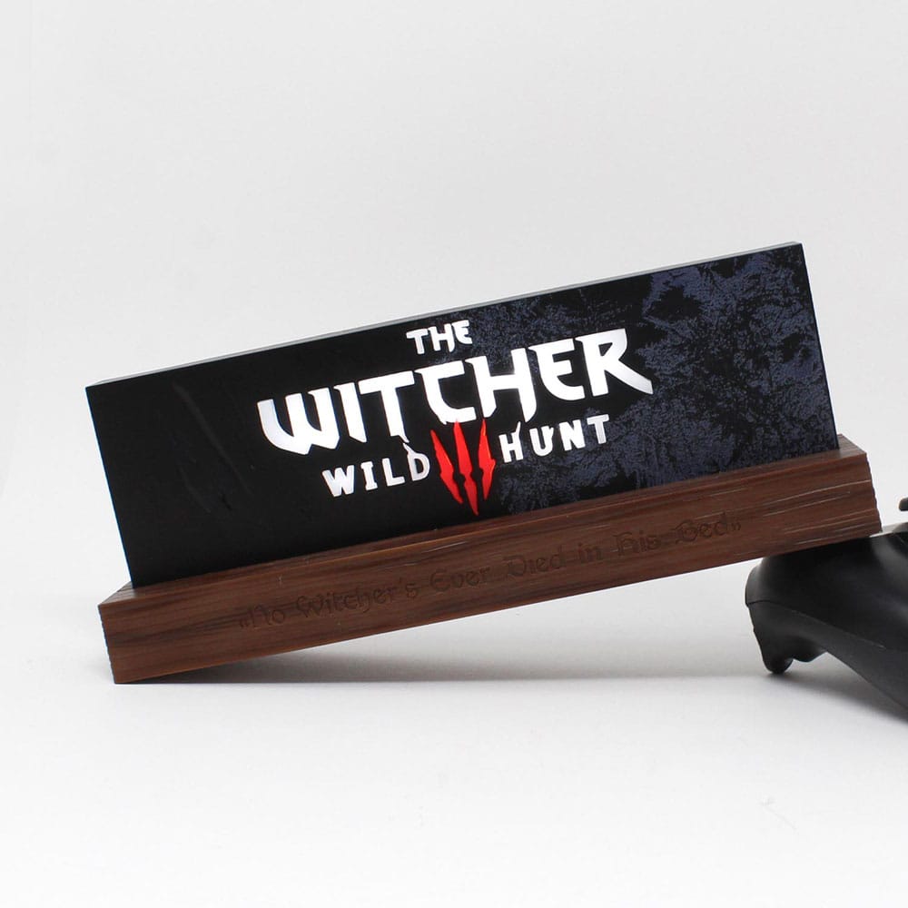 The Witcher 3 Wild Hunt LED-Light Logo 22 cm