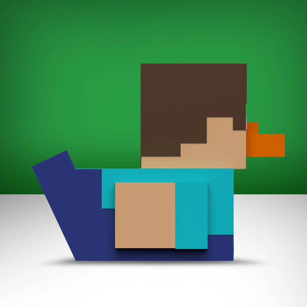 Minecraft Tubbz PVC Figure Steve 1st Edition 10 cm