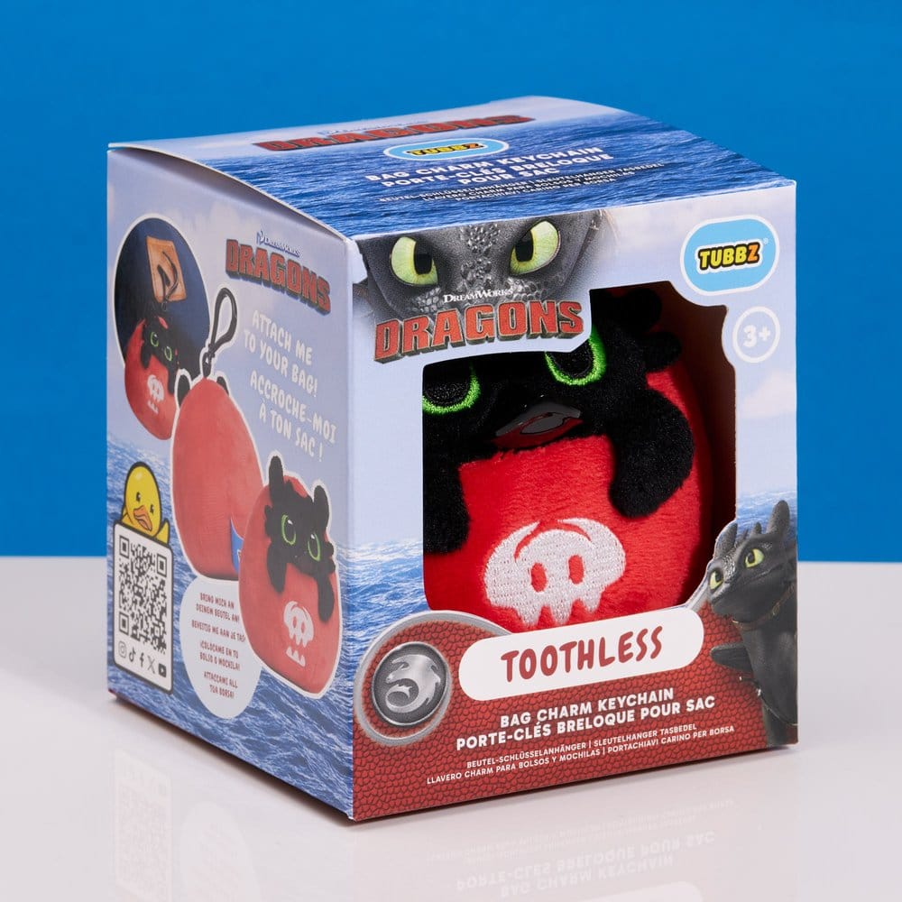 How to Train Your Dragon Tubbz Bag Charm Toothless