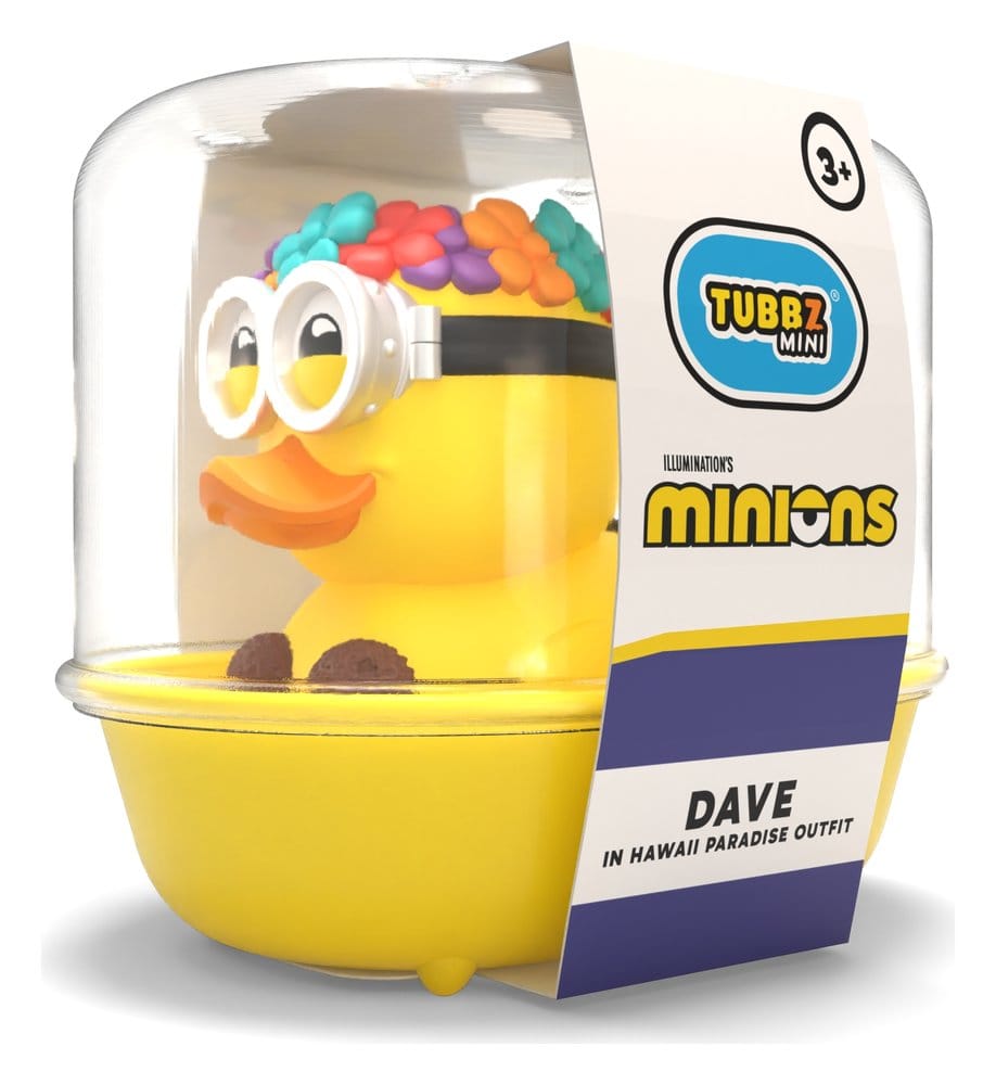 Minions Tubbz Mini PVC Figure Dave Hawaii Paradise 5 cm