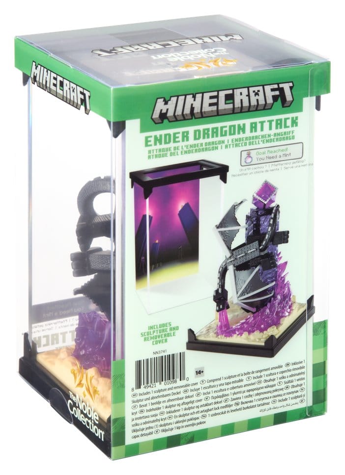 Minecraft Figure Diorama Ender Dragon Attack 18 cm