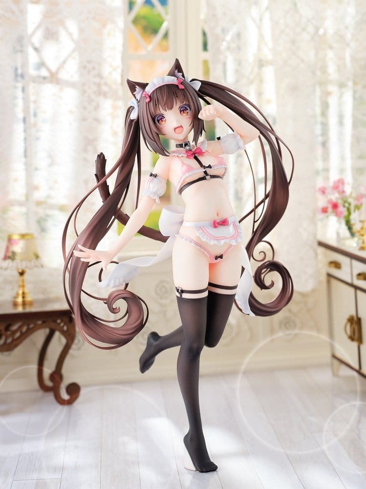 Nekopara PVC Figure 1/5.5 Chocola Micro Bikini Maid -STD Edition- 30 cm